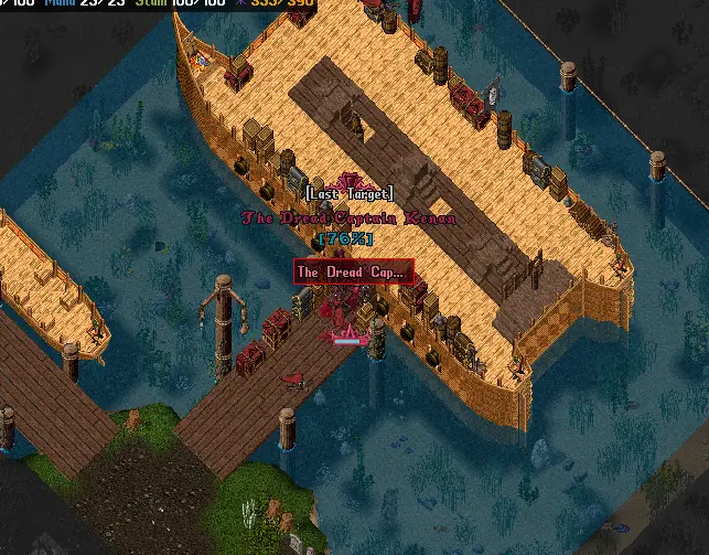 The Dread Captain fight on the north pirate ship
