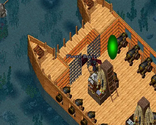 Lower deck with final chest and exit gate