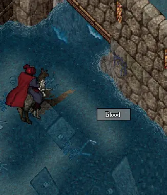 Monthly rare Blue Ichor location on north wall