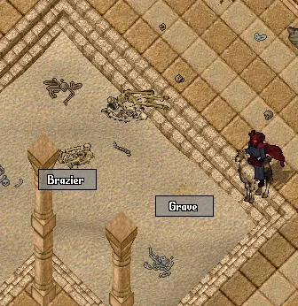 Monthly rare Sandy Grave in the central sand pit