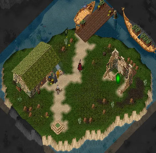 Green AMIB overview and starting island