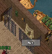 Lower deck caged area for Monthly Rare Large Net