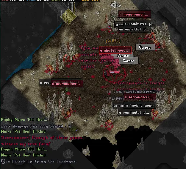 Phase 2: Elder Demon transformation on eastern island