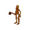 Glowing Skeleton