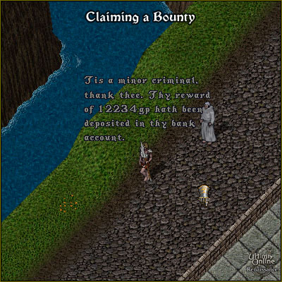 Claiming Bounty from Guard