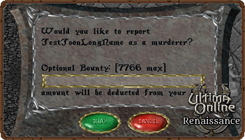 UO Renaissance Murder and Bounty System